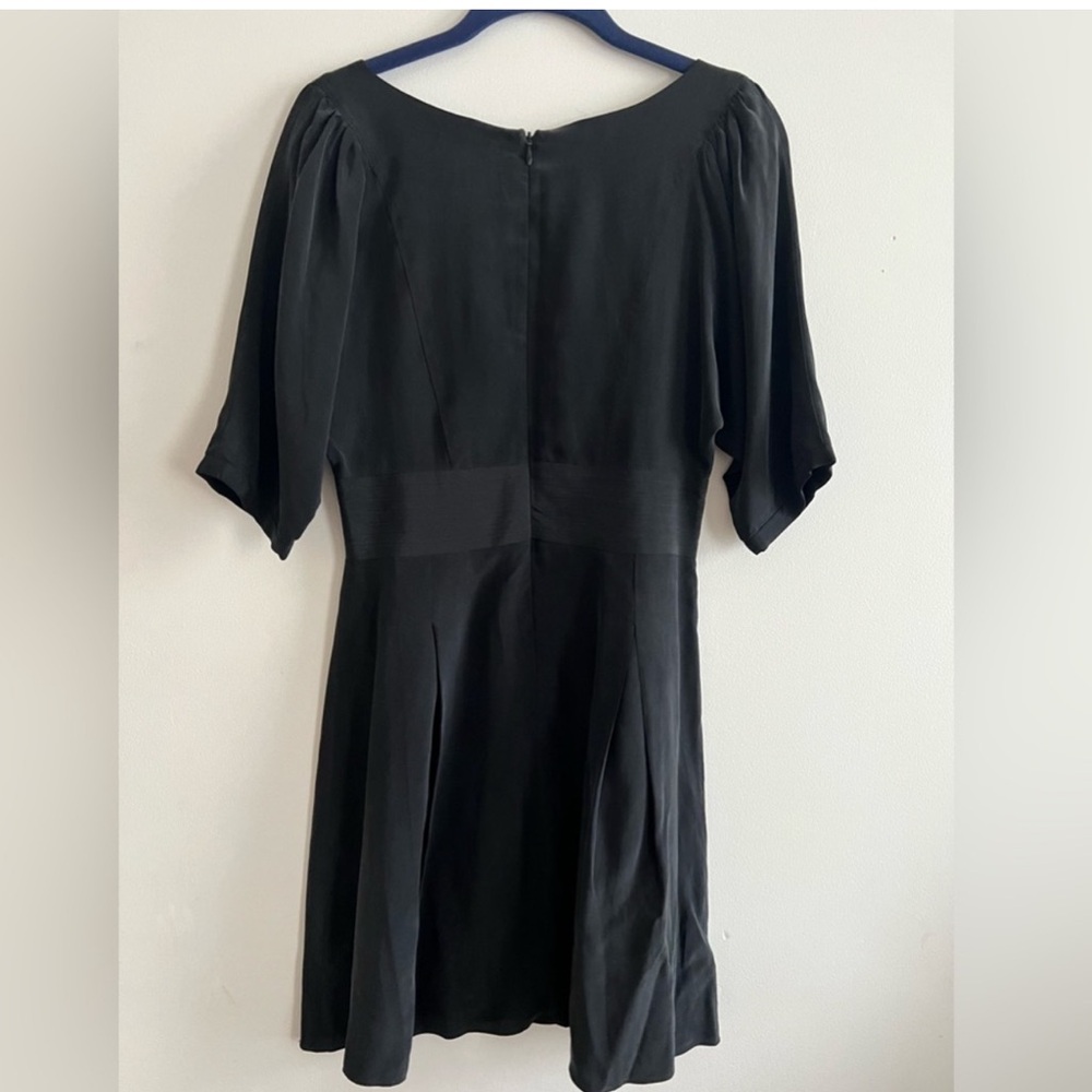 Large Hayden Harnett black silk dress. - Picture 2 of 11